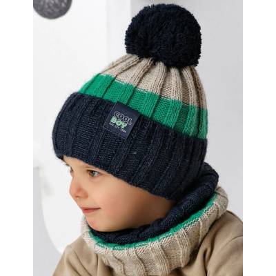 AJS Čepice a nákrčník AJS-46-467 E-červená