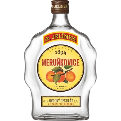 Rudolf Jelínek Meruňkovice Budík 42 % 0,7 l (holá láhev)
