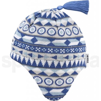 Kama dětská pletená Merino čepice B98 127 denim