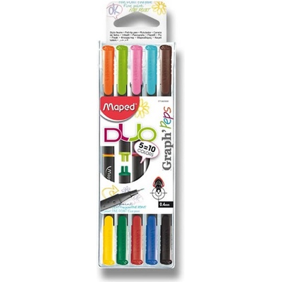 Maped Graph Peps Duo 0,4 mm 10 farieb