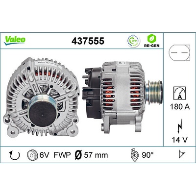 Alternátor VALEO 437555