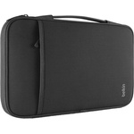 Belkin Калъф belkin за носене в хоризонтално положение, от плат, универсален за ЛАПТОП/НОУТБУК/ТАБЛЕТ, размер 13", ЧЕРЕН b2b064-c00 (b2b064-c00)