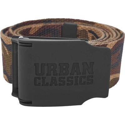 Urban Classics Woven belt Rubbered Touch UC wood camo