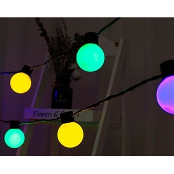 20бр led Парти лампичкиip44, 4.5 м, Многоцветни (1225)