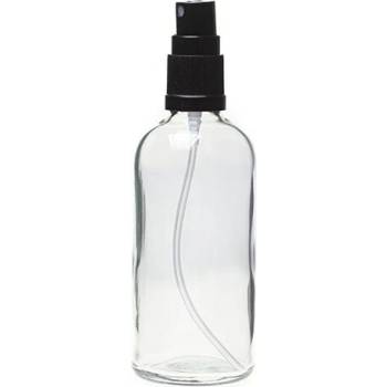 MKN Sklenená fľaštička s rozprašovačom 100 ml číra
