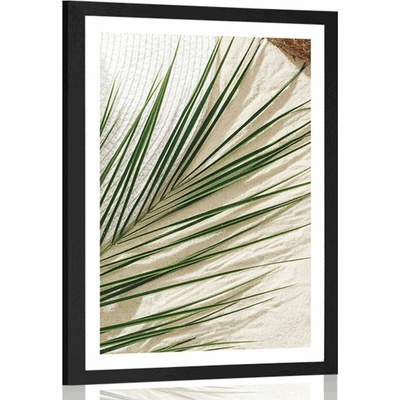 Plakát s paspartou letní zátiší - 20x30 black