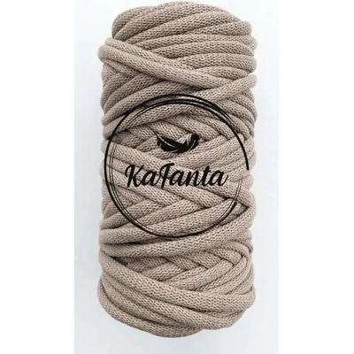 Bavlnená šnúra KaFanta 9mm - dark beige