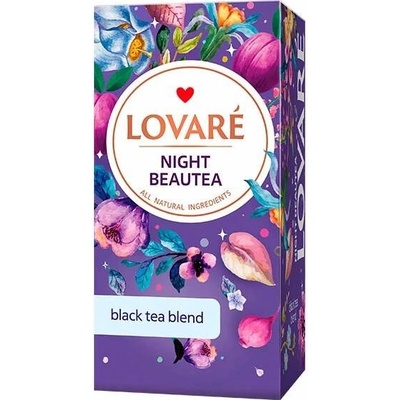 LOVARÉ Night Beautea černý čaj 24 ks 48 g