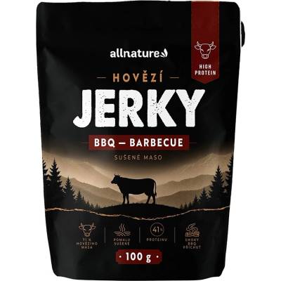 Allnature Hovädzie jerky BBQ 100 g