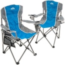 Divero D68315 Set skládacích židlí - 2 ks, modrá