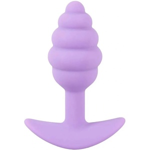 Cuties Силиконова анална запушалка Cuties Purple Pastel (7, 5 cm)