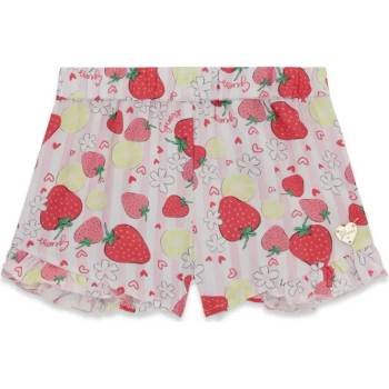 Guess Леки къси панталони райе за мини момиче с плодове и метално лого Guess
