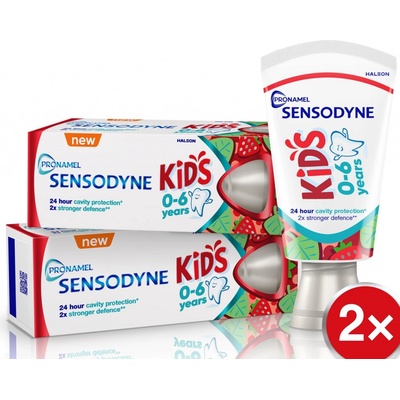 Sensodyne Kids pro děti 0-6 let 2 x 50 ml
