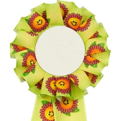 Kokarda průměr 8 cm kytička