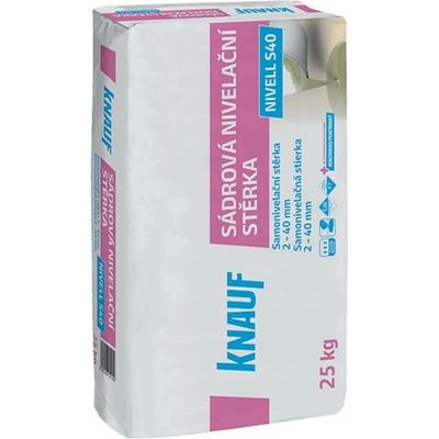 Knauf Stěrka samonivelační sádrová Nivell S40 25kg