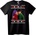 NOONEBRAND Тениска Любов Сърце - 2XL, Black