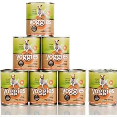 Yoggies zvěřinová s dýní brusinkami a pupálkovým olejem 6 x 800 g