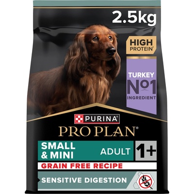 Pro Plan Small & Mini Adult Sensitive Digestion Grain Free granule pro psy krůta 2,5 kg