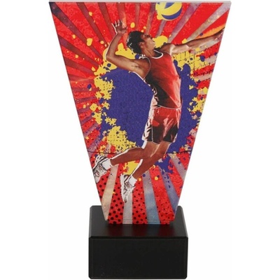 Tryumf Skleněná volejbalová trofej