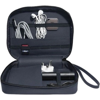 Stackers Калъф за зарядни и слушалки Stackers Pebble морскосин (74564)