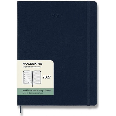 Moleskine B5 týdenní 2027 modrý