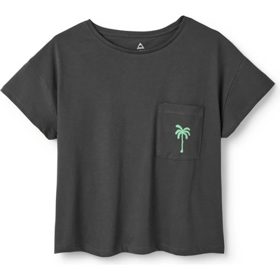 Passenger Дамска тениска Passenger Women's Stack Pocket T-Shirt - Faded Black - размер XL (916-6060-0115)