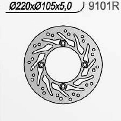 NG Brzdový kotúč NG 9101R