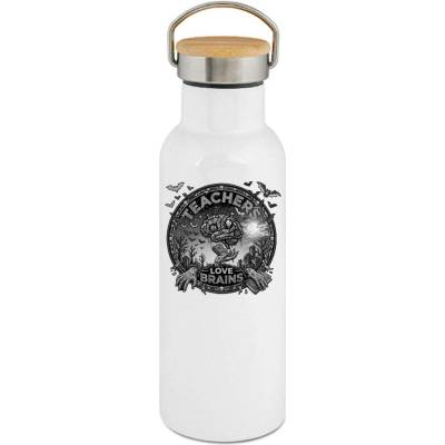 123TRIKO termoska Teacher Love Brains, černý tisk 500 ml vtipné