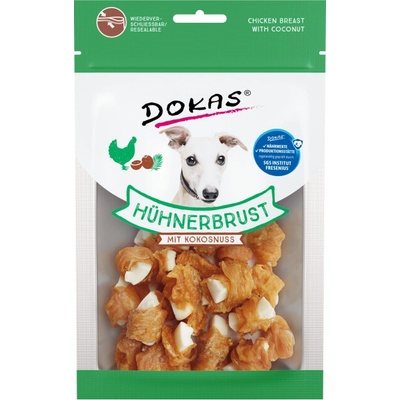 Dokas Sušené kuracie prsia s kokosom 60 g