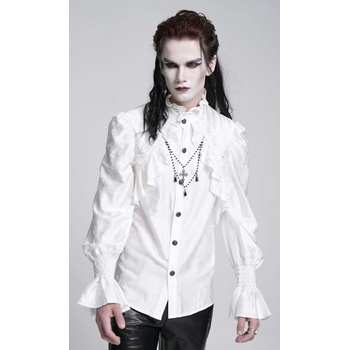 Devil fashion мъжка риза DEVIL FASHION - White Gothic Vintage - SHT12402