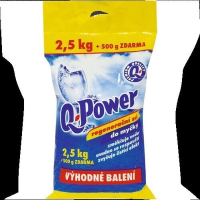 Q-Power soľ do umývačky riadu 2,5 kg + 0,5 kg