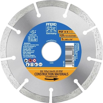 Pferd diamantový rezný kotúč 125 x 22.23 mm 68300045