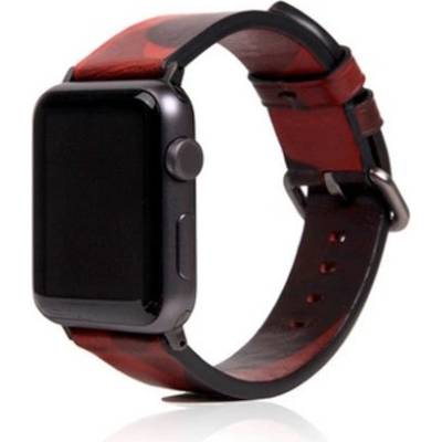 SLG Design remienok D9 Camo Strap pre Apple Watch 42/44mm - Red D9CSAW4-RD
