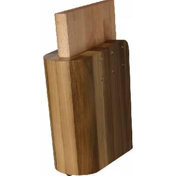 Artelegno Поставка за ножове Grand Prix от орехово дърво магнитна с дъска за хранене 2 части (AL-86/WL)