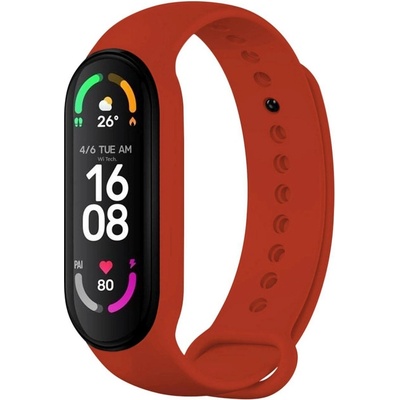 FIXED Silicone Strap pro Xiaomi Band 7/ Mi Band 6/ Mi Band 5, červený FIXSSTB-989-RD – Zboží Živě