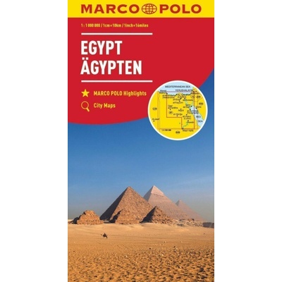 MARCO POLO Länderkarte Ägypten 1:1 000 000. Egypt. Egypte