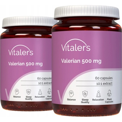 Vitaler's Valeriána 500 mg 100 kapsúl