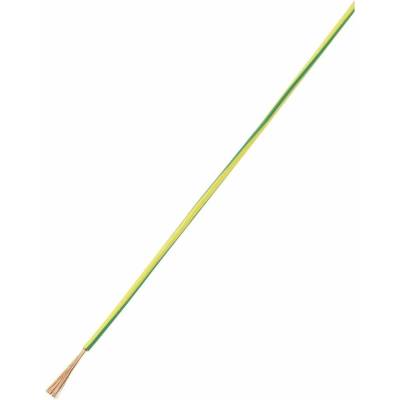 Tru Components 1571384 lanko LiY 1 x 0.50 mm² zelená žltá 10 m