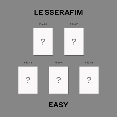 LE SSERAFIM - 3RD MINI ALBUM'EASY'COMPAC CD