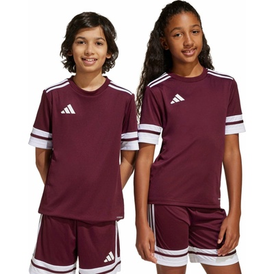adidas teamwear detský futbalový dres adidas Squadra 25 bordový JC8667