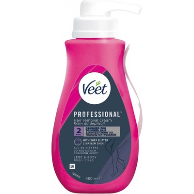 Veet Depilační krém pro všechny typy pokožky Proffesional (Hair Removal Cream) 400 ml