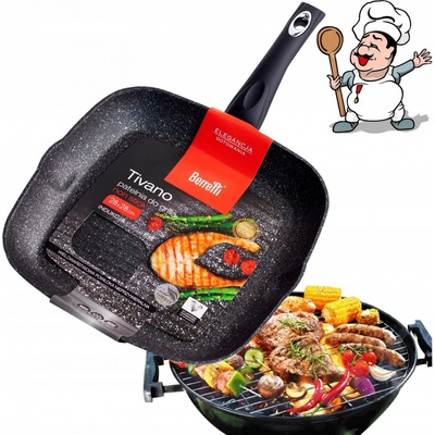Berretti Tivano Grilovací pánev nepřilnavý 28 cm