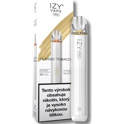 Izy Vape Pro Classic Tobacco 18 mg 700 poťahov 1 ks