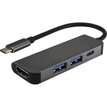 VALUE USB Type-C 3.1 HDMI Черен USB HUB (12.99. 1042) (12.99.1042)