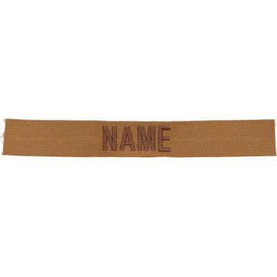 MILITARY RANGE Nášivka menovka "NAME" COYOTE