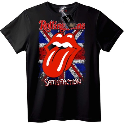 NOONEBRAND Тениска Rolling Stones Satisfaction - S, Black