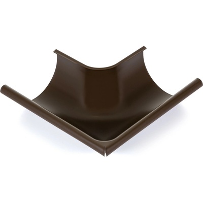 Evromat Roh vonkajší pre odkvapový žľab 250 mm pozink lak RAL 8017 hnedý