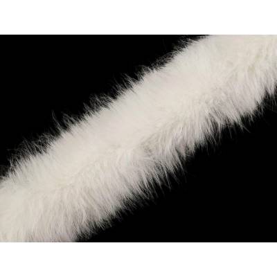 Všívací oděvní / dekorační kožešina kulatá šíře 7 cm Varianta: 1 Off White, Balení: 1 m 58874/150722/271499
