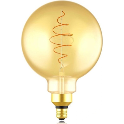 Nordlux Stmívatelná zlatá LED žárovka Deco globe 8,5 W zlatá