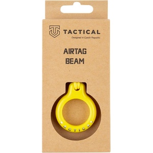 Tactical Стилен ключодържател от поликарбонат за Apple AirTag - Tactical AirTag Beam Rugged Case (жълт) (57983104003)